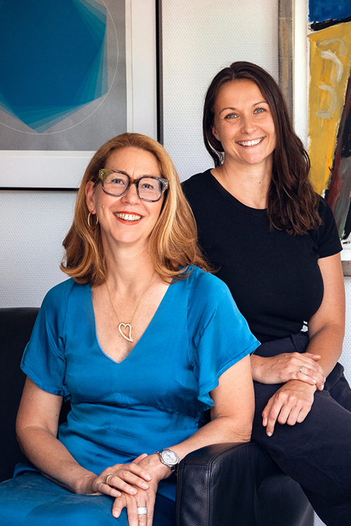 Portrait Ursula Horn und Cleo del Amo Alfaia